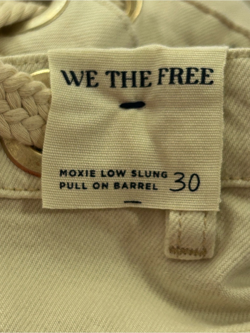 Free People We the Free Moxie Paint Fleck Cotton Utility Pants - Picture 8 of 11